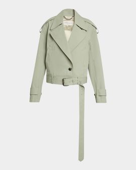 Dries Van Noten Vensar Cotton Moto Jacket