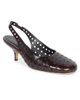 Dries Van Noten Women's 65MM Eyelet Leather Slingback Pumps - 1