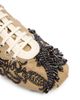 Dries Van Noten Women's Beaded Cotton Canvas Low-Top Sneakers - 6