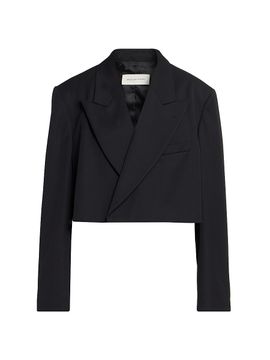Dries Van Noten Women's Bosea Wool Gabardine Jacket