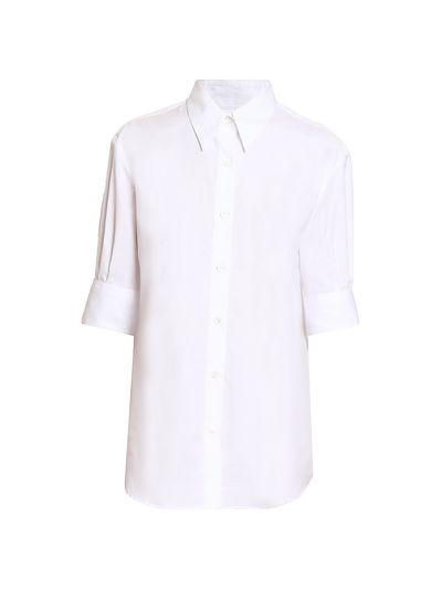 Dries Van Noten Women's Celindo Cotton Poplin Shirt