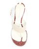 Dries Van Noten Women's Contrast Wedge Heel Leather Sandals - 5