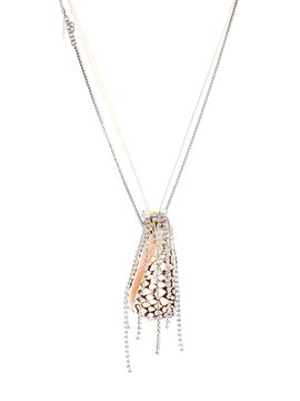 Dries Van Noten Women's Crystal Shell Necklace