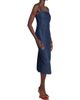 Dries Van Noten Women's Debano Geometric Denim Midi-Dress - 3