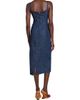 Dries Van Noten Women's Debano Geometric Denim Midi-Dress - 5