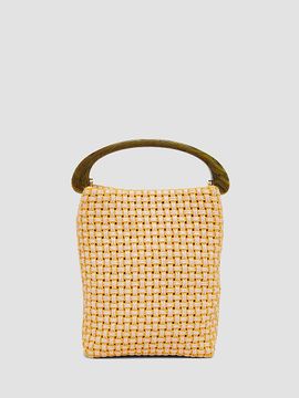Dries Van Noten Women's Extra Small Woven Top Handle Bag