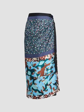 Dries Van Noten Women's Printed Silk Long Pareo