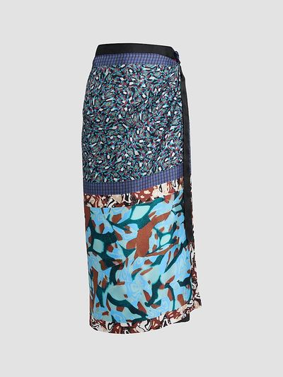 Dries Van Noten Women's Printed Silk Long Pareo