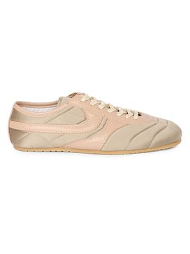 Dries Van Noten Women's Quilted Satin Low-Top Sneakers