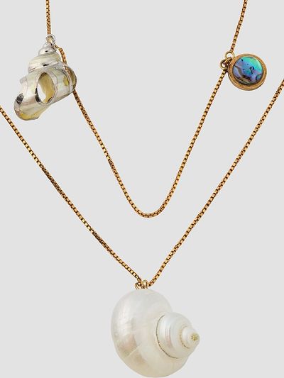 Dries Van Noten Women's Shell Layered Necklace