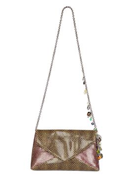 Dries Van Noten Women's Small Dotted Envelope Leather Shoulder Bag