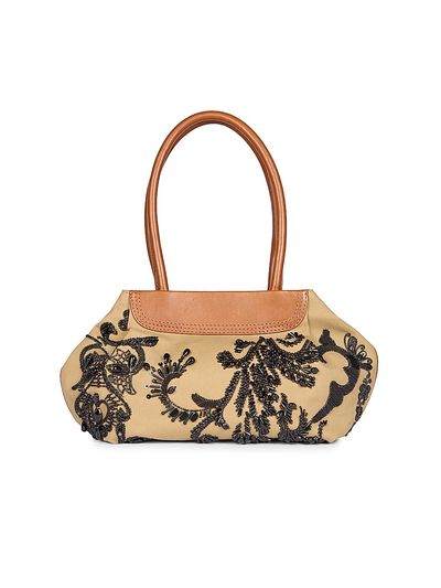 Dries Van Noten Women's Small Embellished Cotton Tote Bag