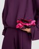 Dries Van Noten Women's Small Ruffled Satin Clutch - 2