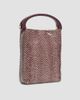 Dries Van Noten Women's Snake-Embossed Leather Top Handle Bag - 3