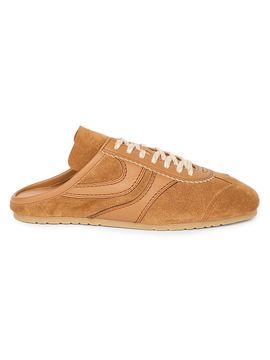 Dries Van Noten Women's Suede & Leather Sneaker Mules