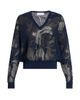 Dries Van Noten Women's Torion Floral V-Neck Sweater - 1