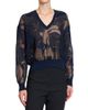 Dries Van Noten Women's Torion Floral V-Neck Sweater - 3