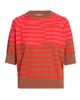 Dries Van Noten Women's Tuan Striped Wool Short-Sleeve Sweater - 1