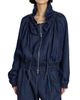 Dries Van Noten Women's Voly Denim Ruffle Zip-Up Jacket - 3