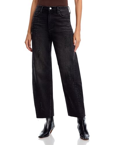 Driftwood Driftwood Parker x Jingle High Rise Ankle Barrel Jeans in Black