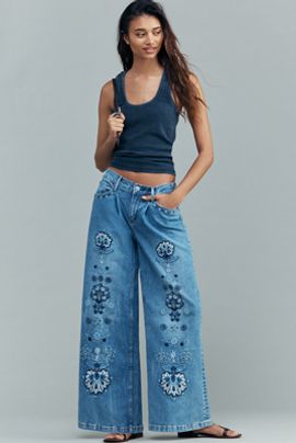 Driftwood Eloise High-Rise Wide-Leg Jeans