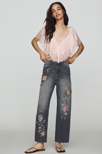 Driftwood Lucy High-Rise Tapered Barrel Jeans