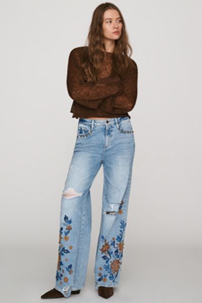 Driftwood Marlena High-Rise Wide-Leg Jeans
