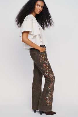 Driftwood Wyatt Mid-Rise Flare Jeans