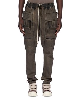Drkshdw Rick Owens Drkshdw Rick Owens Creatch Regular Fit Cargo Drawstring Pants