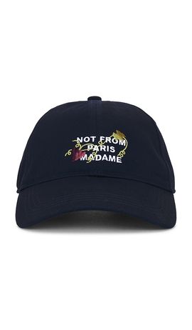 DrÃ´le De Monsieur DrÃ´le De Monsieur Vine Embroidered Slogan Cap