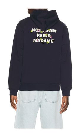 DrÃ´le De Monsieur DrÃ´le De Monsieur Vine Embroidered Slogan Hoodie