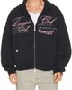 DRMERS CLUB DRMERS CLUB Cursive Zip Up Hoodie - 1