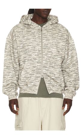 DRMERS CLUB DRMERS CLUB Digital Cloud Camo Zip Up Hoodie