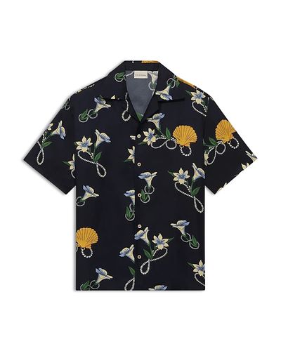 Drole De Monsieur Drole De Monsieur Relaxed Fit Floral Chemise Shirt