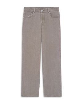 Drole De Monsieur Drole De Monsieur Washed Khaki Straight Fit Jeans