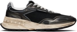 Dsquared2 Dsquared2 Black & Silver Sprinter Sneakers
