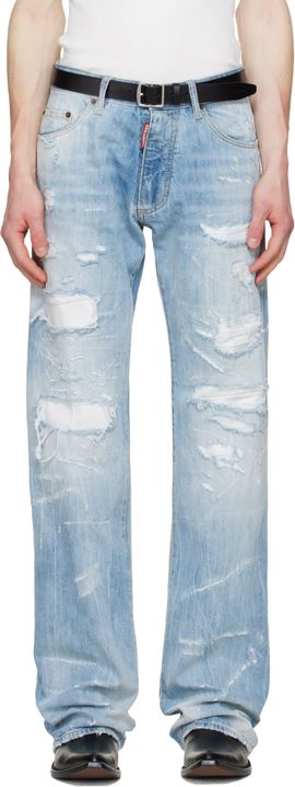 Dsquared2 Dsquared2 Blue Be Proud Wash 'The American' Jeans