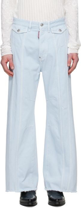 Dsquared2 Dsquared2 Blue Powder Wash Eros Jeans