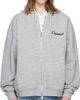 Dsquared2 Dsquared2 Gray Dsquared2 Signature Relax Fit Zipped Hoodie - 1