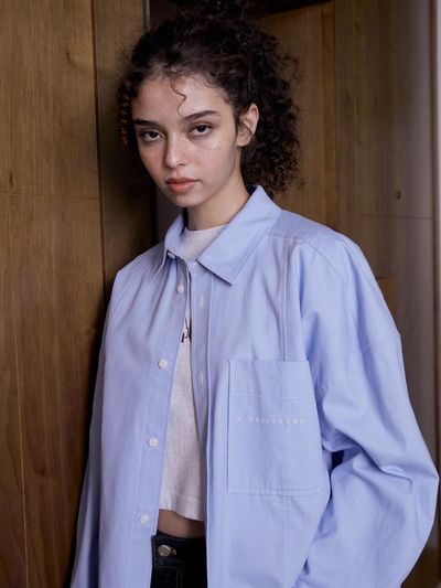 DTHIRTYONE Embroidered Oxford Shirt (SOFT BLUE)