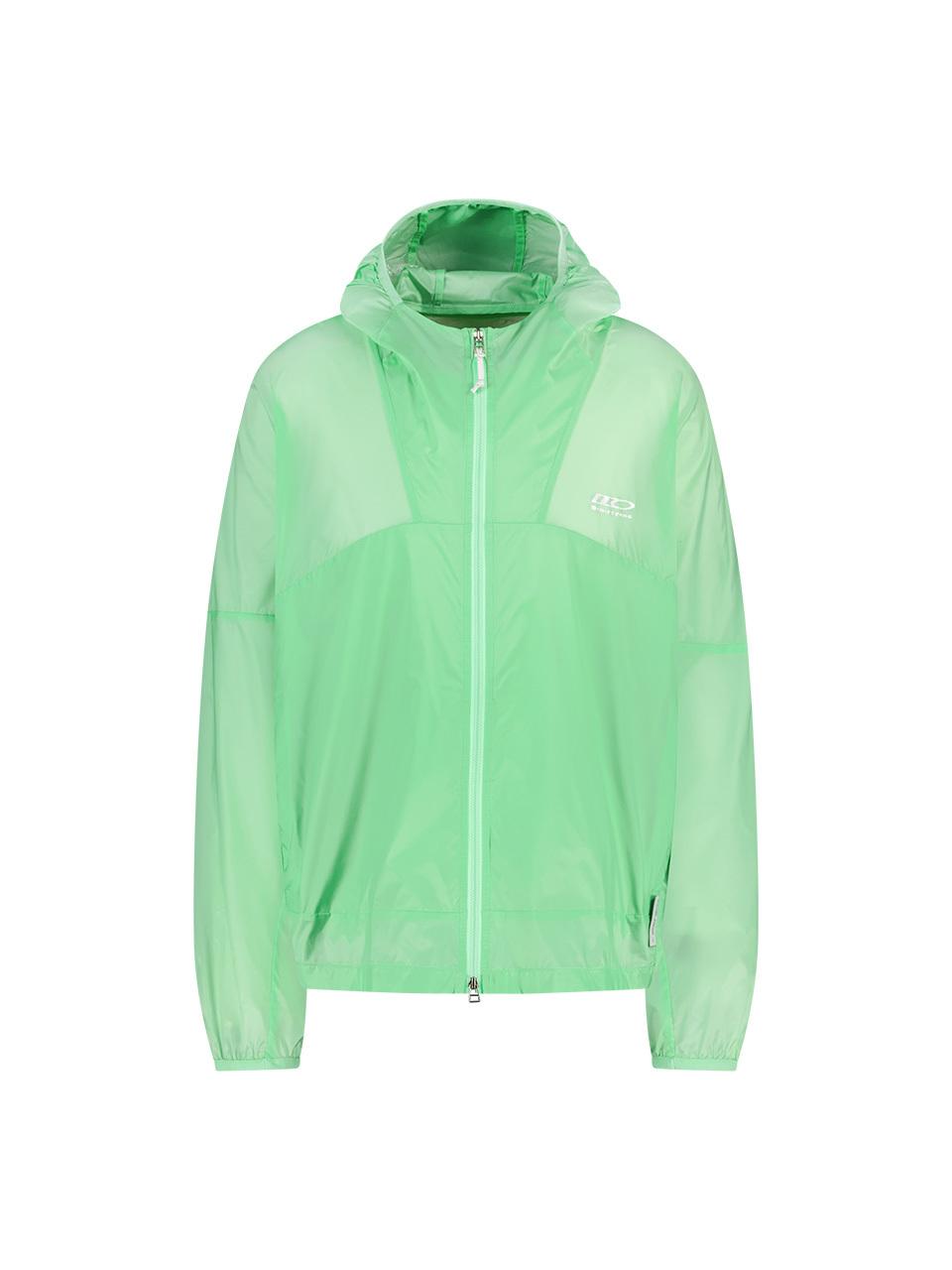 DTHIRTYONE Light Weight Windbreaker Hooded Jacket (SPRING GREEN)