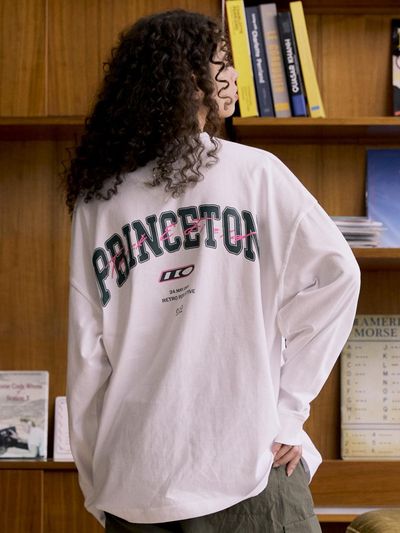 DTHIRTYONE Princeton Overlay Long-Sleeved T-Shirt (WHITE)