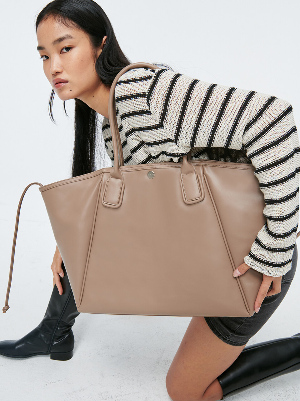 DU MATIN Clair Big Bag_Camel