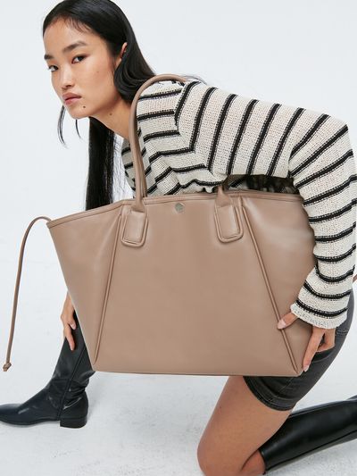 DU MATIN Clair Big Bag_Camel