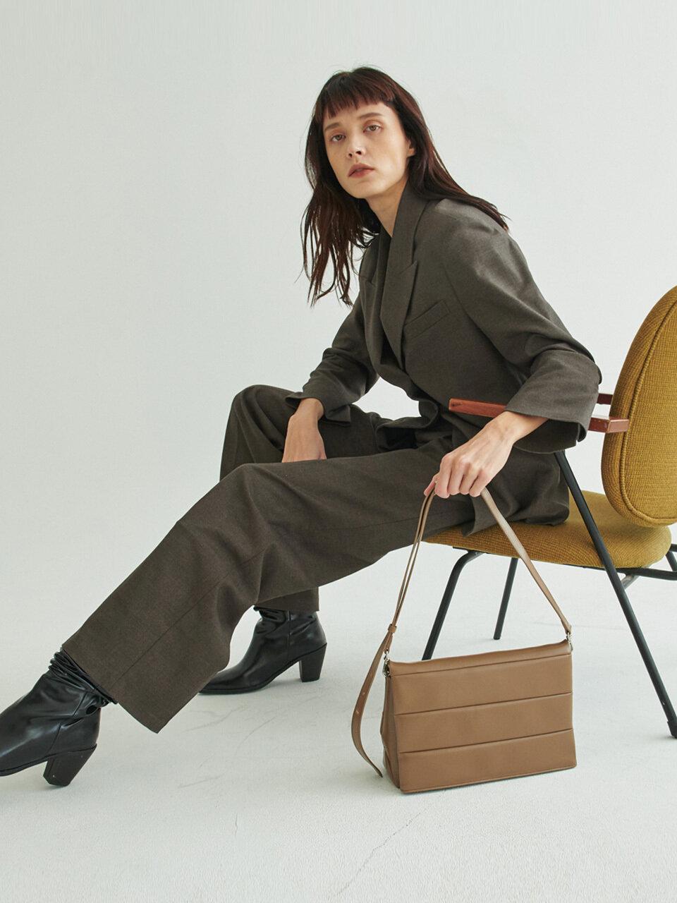 DU MATIN ENVELOPE BAG BROWN