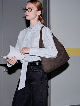DU MATIN Matin hobo bag dark brown