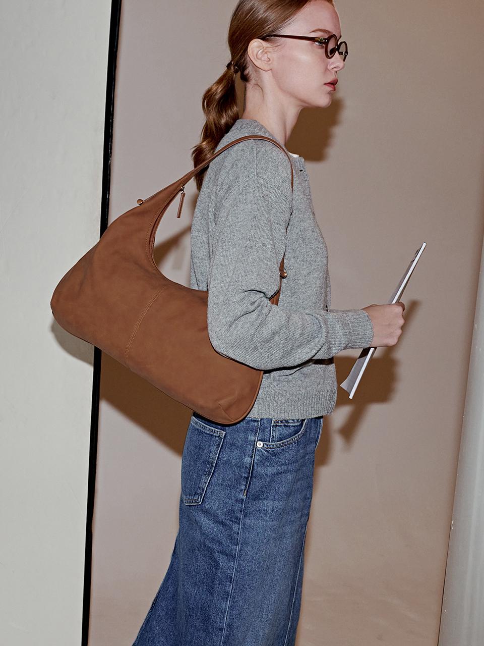 DU MATIN Matin hobo bag light brown