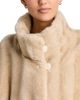 Ducie Ducie Katja Faux Fur Funnel Neck Coat - 6