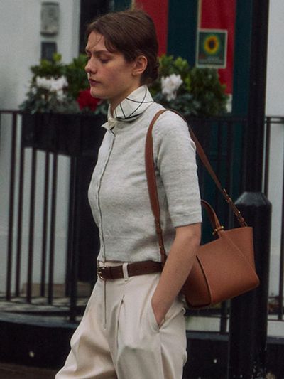 DUFOIS Classic Soft-touch Leather Mini Tote Bag_4Colors