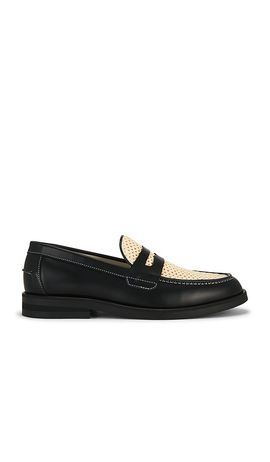 Duke + Dexter Duke + Dexter Wilde Rattan Penny Loafer